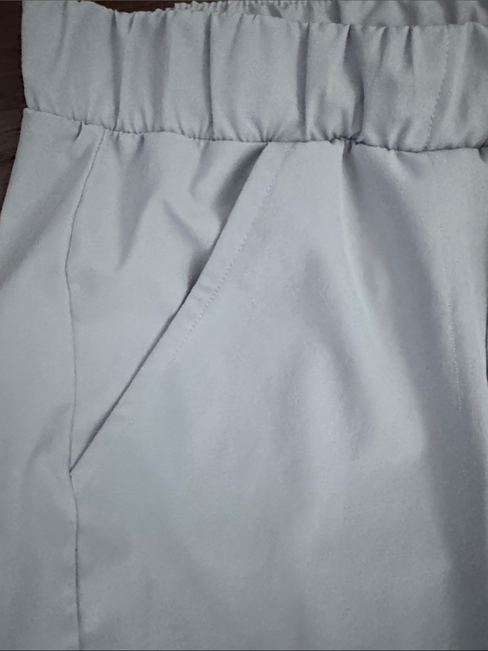 Women's UNDER ARMOUR Ankle Light Gray Drawstring Jogger Pants - Picture 3 of 9